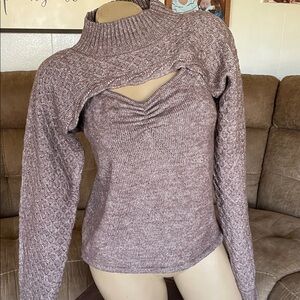 ✨ SO 2fer Style Sweater Top | Size Large – Layered Look